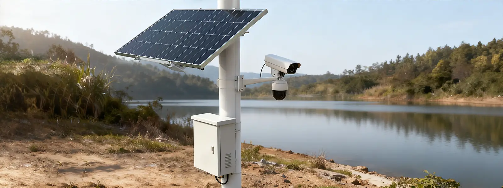 Solar Power Kits for CCTV & Telecom Equipment | Zemu Battery 15 Water Protection